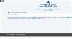 Desktop Screenshot of 4futbol.com